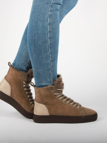 Blackstone AKNA YL55 Fossil Sneaker (high)