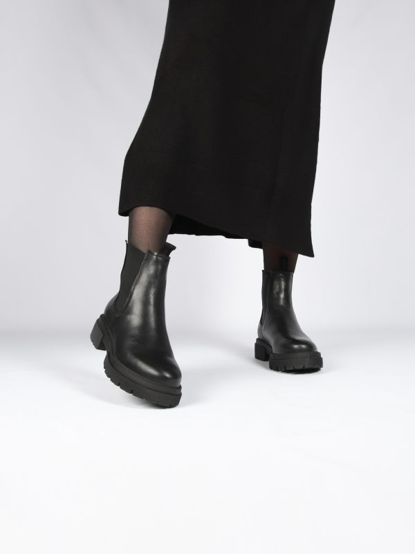 Blackstone SMILLA MID AL412 Black Chelsea boots