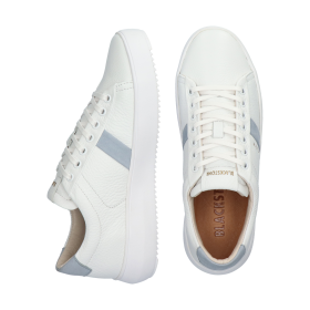 Blackstone RYDER BL220 White cambray blue Sneaker (low)