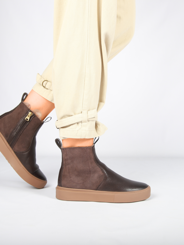 Blackstone SERMEQ NAALU CL208 Coffee Chelsea boots