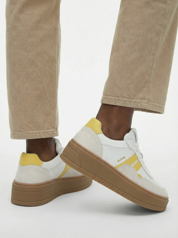 Blackstone GARNET KODA FL720 Lemon icing Sneaker (low)