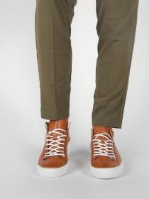Blackstone MORGAN HIGH ZG19 Rust Sneaker (high)
