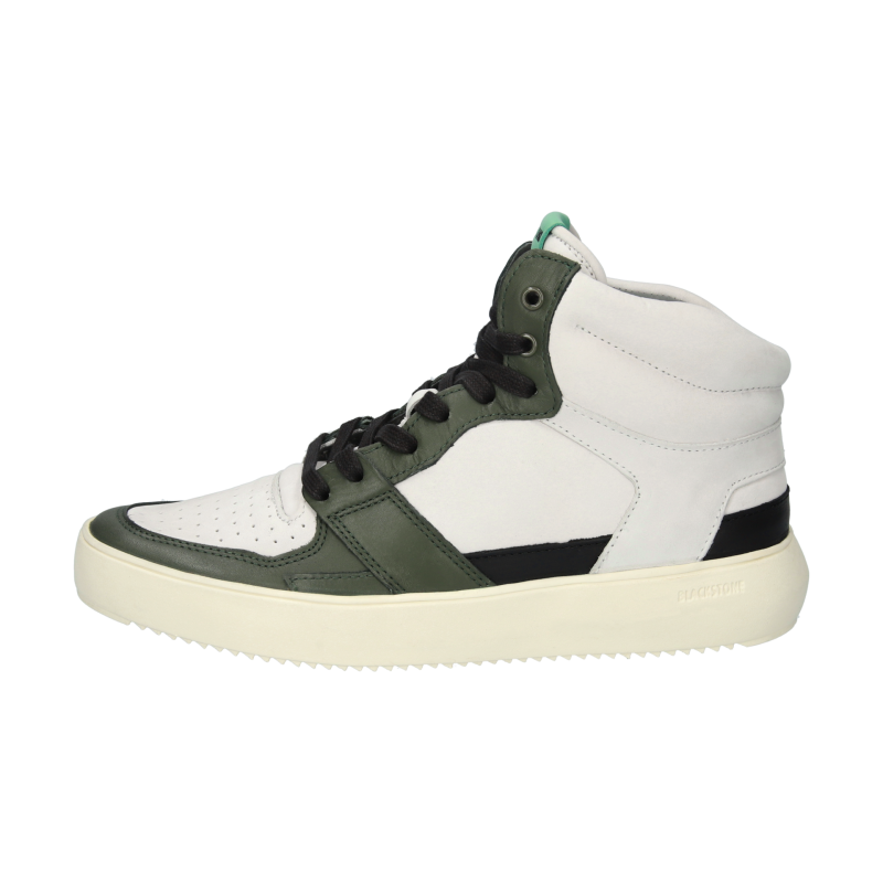 Blackstone DWAYNE YG02 Off white green Sneaker (high)