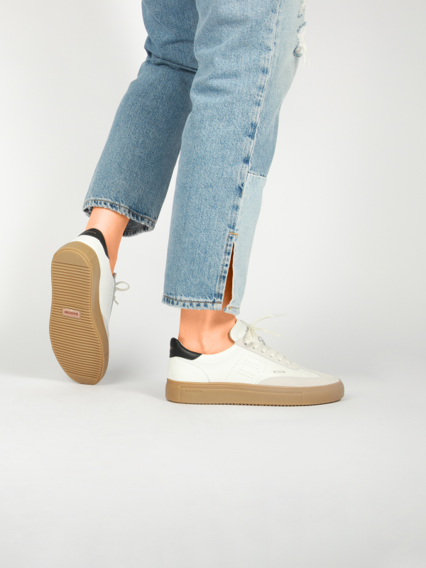 Blackstone SLATE HARPER DL272 White black Sneaker (low)