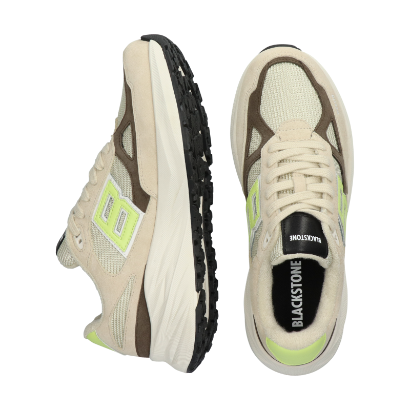 Blackstone FLINT MOSS DG531 Oyster white Runner Sneaker
