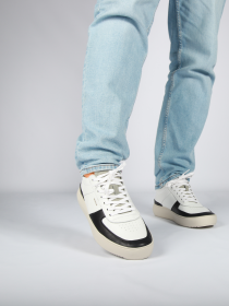 Blackstone RADLEY BG166 White black Sneaker (mid)