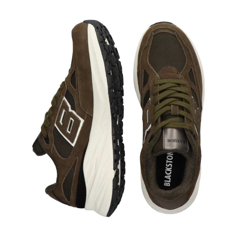 Blackstone FLINT MOSS DG531 Crocodile Runner Sneaker