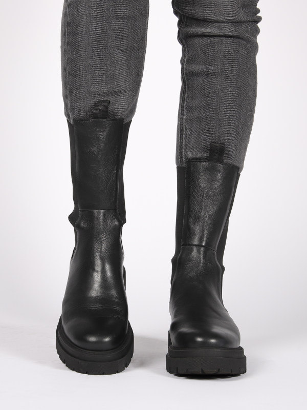 Blackstone Smilla High UL93 Black Chelsea boots