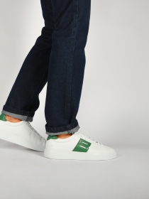 Blackstone SKARN RAY DG366 White green Sneaker (low)