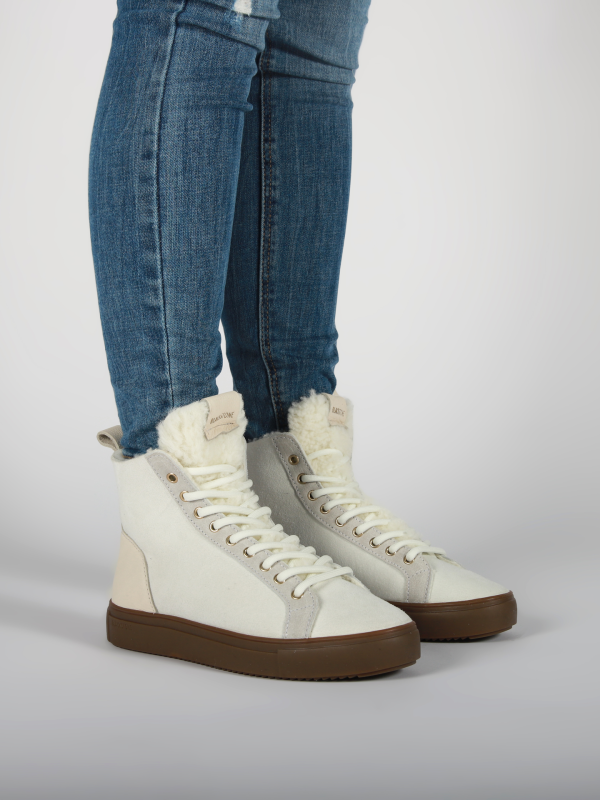 Blackstone AKNA YL55 Off white Sneaker (high)