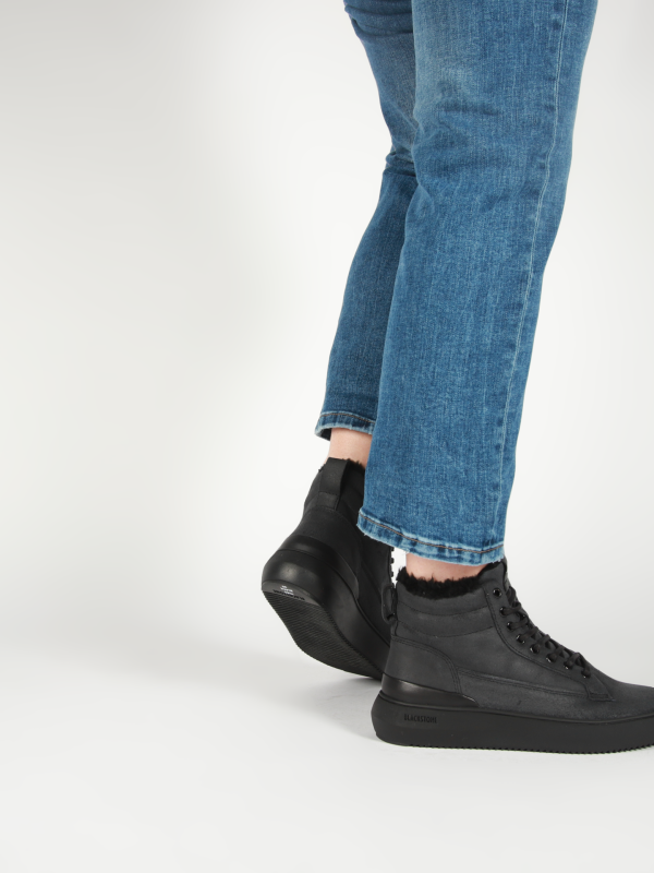 Blackstone SOLEY YL65 Black Sneaker (high)