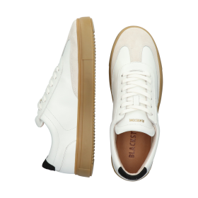 Blackstone SLATE HARPER DG516 White black Sneaker (low)