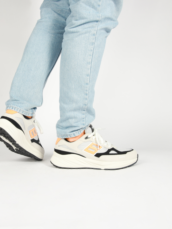 Blackstone FLINT MOSS DG531 Light grey peach Runner Sneaker
