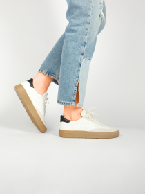 Blackstone SLATE HARPER DL272 White black Sneaker (low)