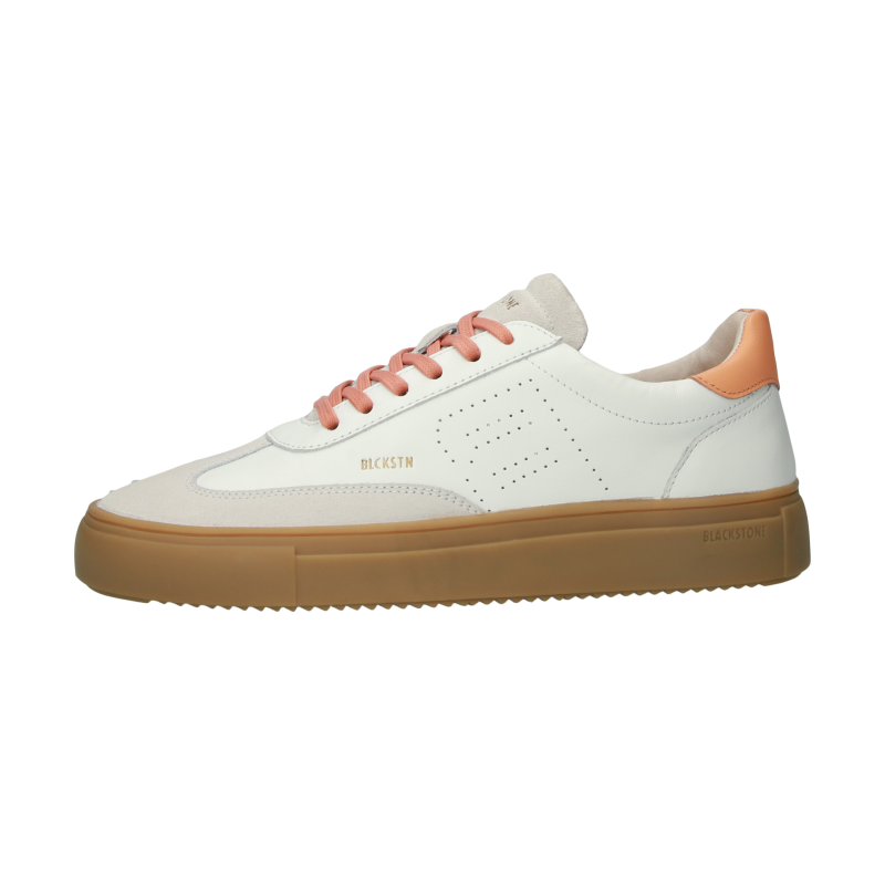Blackstone SLATE HARPER DL272 White orange Sneaker (low)