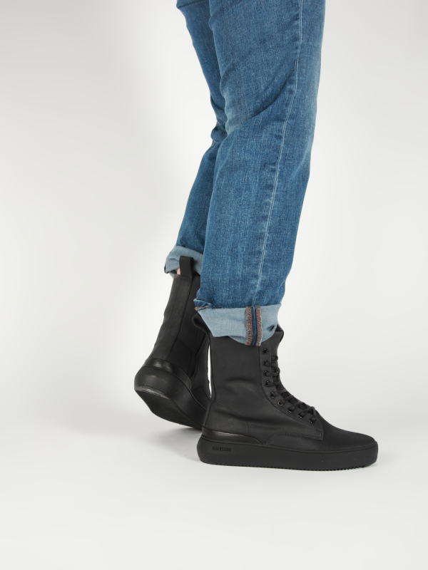 Blackstone NORA YL67 Black Sneaker (high)