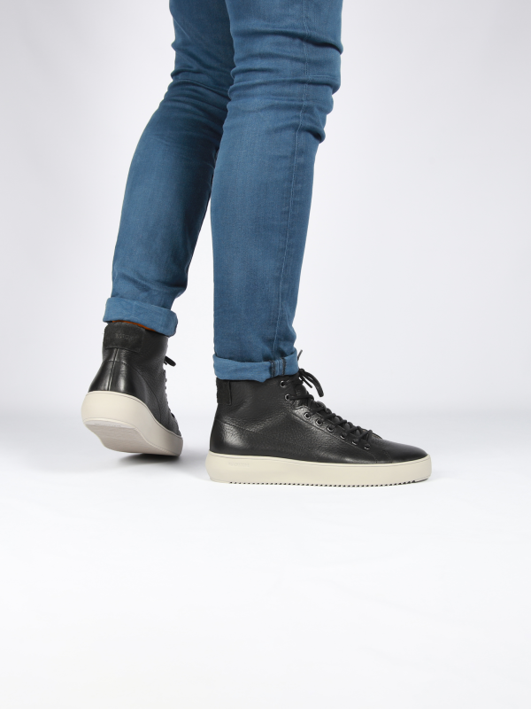Blackstone DYLAN YG08 Black grey Sneaker (high)