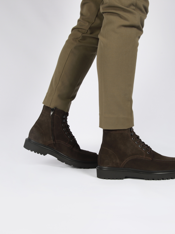 Blackstone JAYLEN HIGH AG322 Coffee Lace-ups