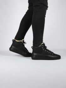 Blackstone ASPEN BEAR AG124 Black Lace-ups