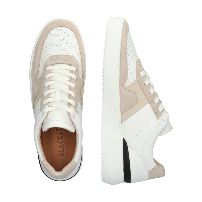 Blackstone MARBLE COLTON DG513 White sand Sneaker (low)