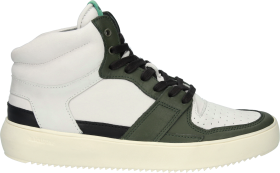 Blackstone DWAYNE YG02 Off white green Sneaker (high)