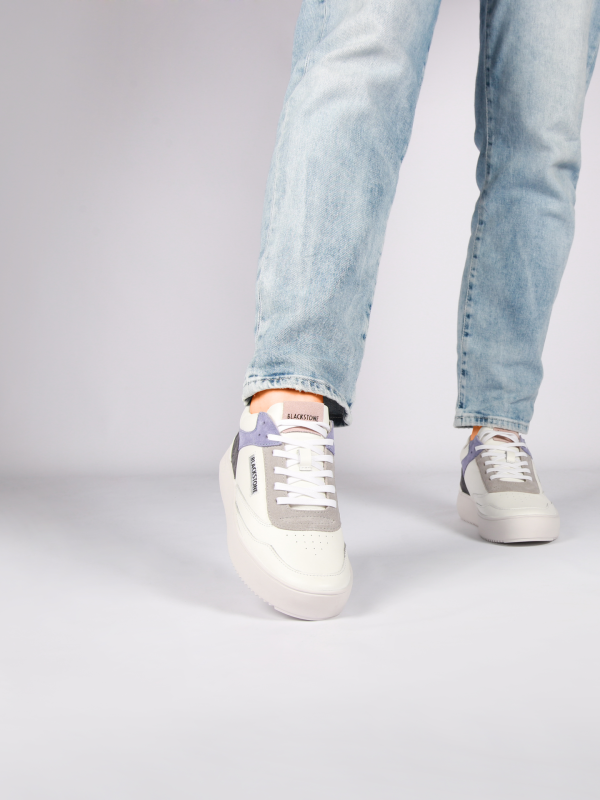 Blackstone DAPHNE BL229 White periwinkle Sneaker (mid)