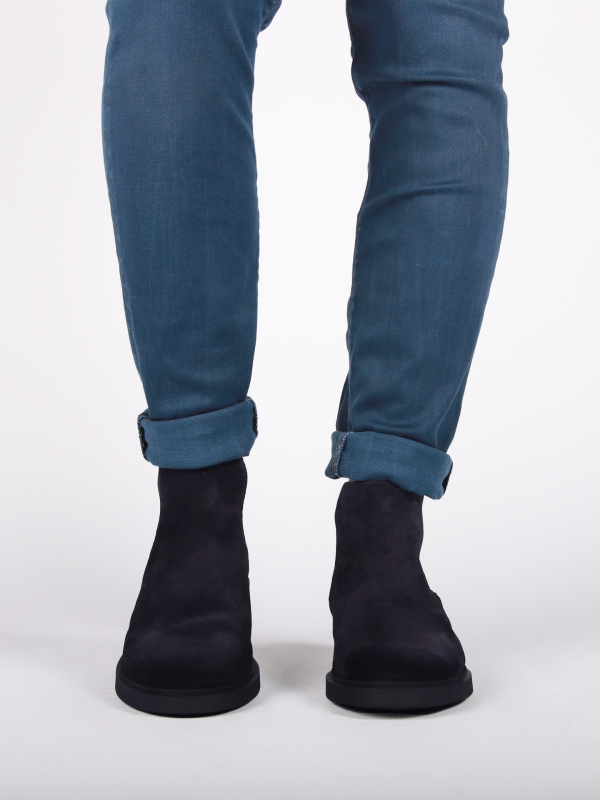 Blackstone OWEN WG81 Navy Chelsea boots
