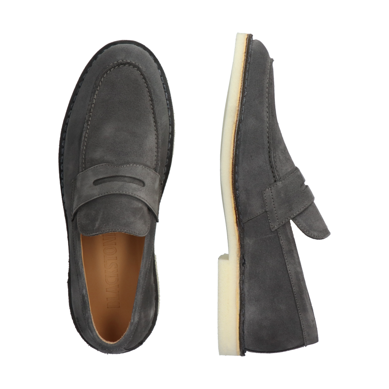 Blackstone OSCAR ZG42 Grey Slip-ons