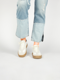 Blackstone SLATE HARPER DL272 White black Sneaker (low)