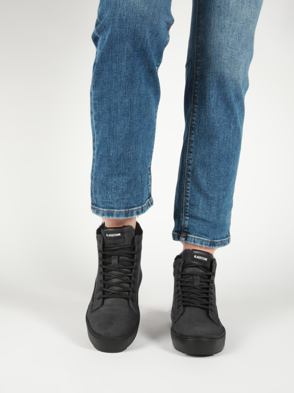 Blackstone SOLEY YL65 Black Sneaker (high)