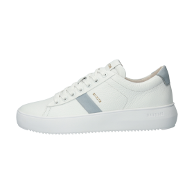 Blackstone RYDER BL220 White cambray blue Sneaker (low)