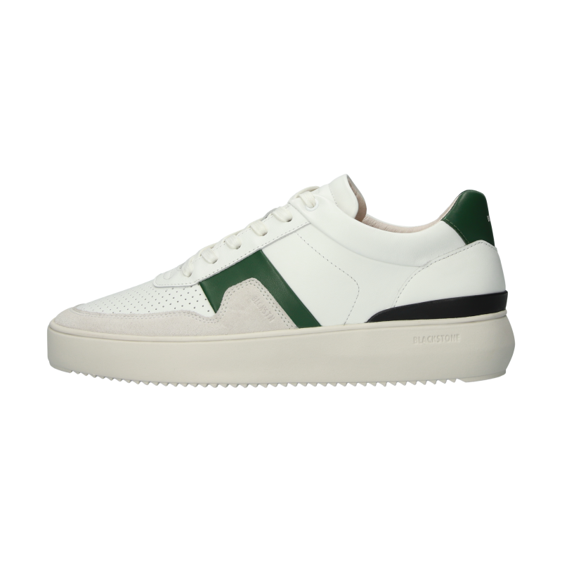 Blackstone MARBLE COLTON DG513 White green Sneaker (low)