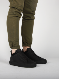 Blackstone TREVOR YG23 Nero Sneaker (mid)