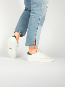 Blackstone SLATE HARPER DL272 White green Sneaker (low)