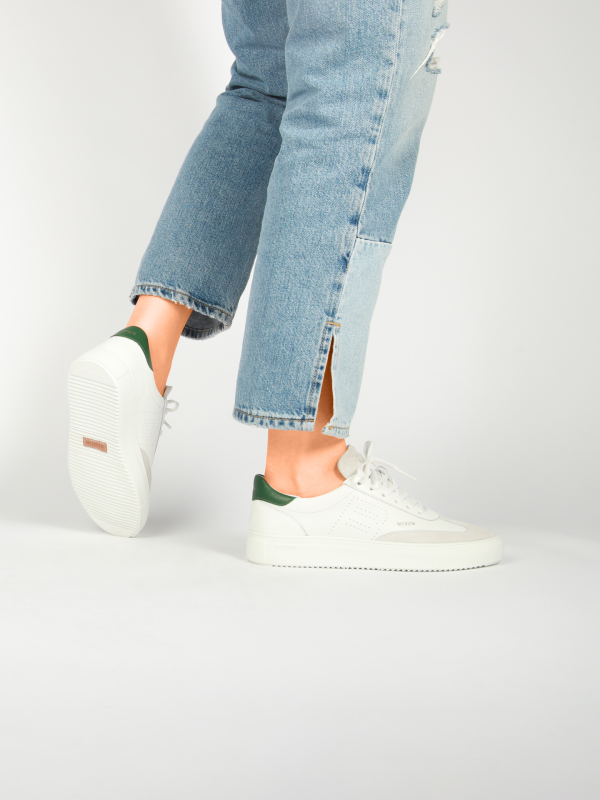 Blackstone SLATE HARPER DL272 White green Sneaker (low)