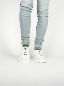 Blackstone CRAG RAGNER DG522 White green Sneaker (low)