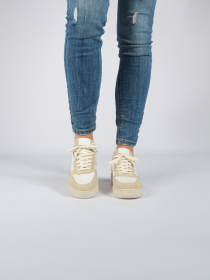 Blackstone DREW ZL92 Yellow white Sneaker (low)
