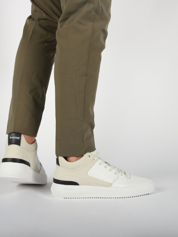 Blackstone BRYSON ZG17 White onyx Sneaker (mid)