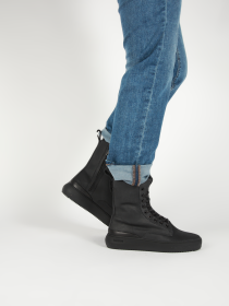 Blackstone NORA YL67 Black Sneaker (high)