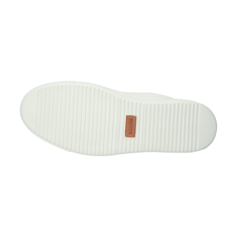Blackstone SLATE HARPER PERF DG518 White orange Sneaker (low)