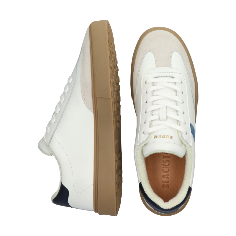 Blackstone QUARTZ AUDEN EG554 White blue Sneaker (low)