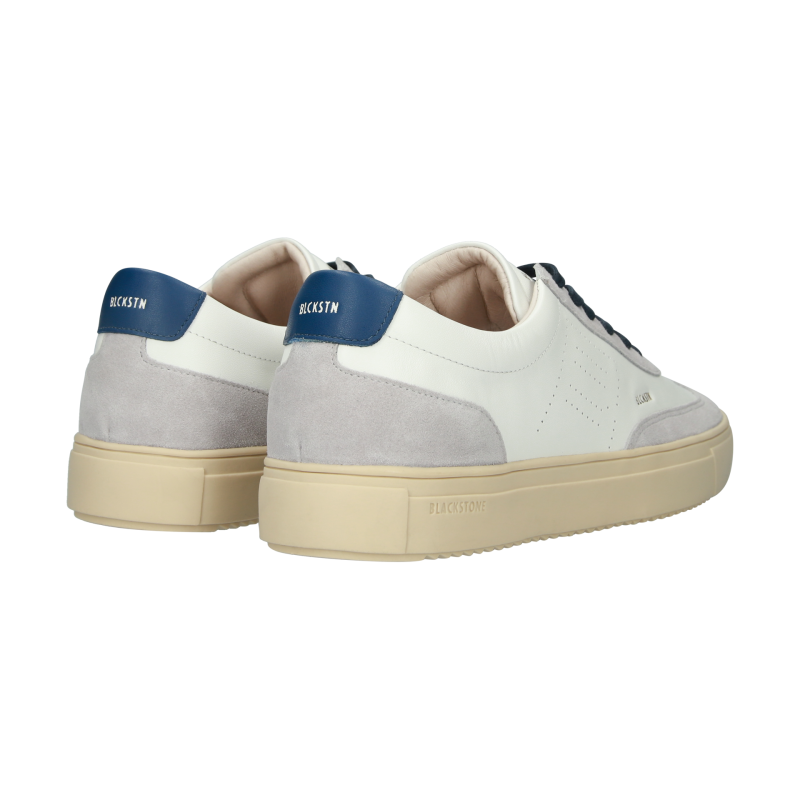 Blackstone SLATE HARPER PERF DG518 White blue Sneaker (low)