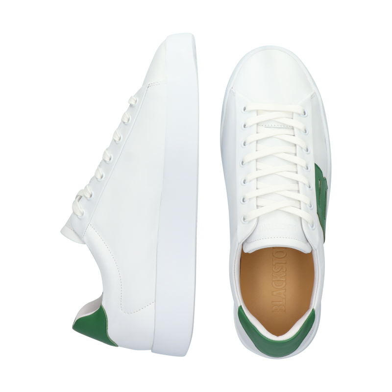 Blackstone SKARN RAY DG366 White green Sneaker (low)