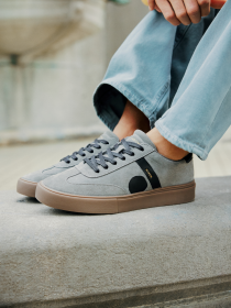 Blackstone QUARTZ AUDEN EG555 Gun metal Sneaker (low)