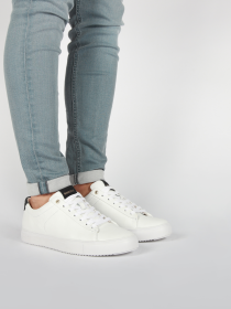Blackstone ROGER LOW RM50 White black Sneaker (low)