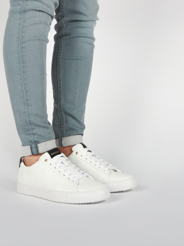 Blackstone ROGER LOW RM50 White black Sneaker (low)