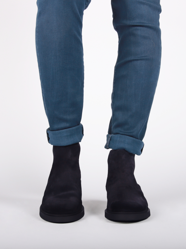 Blackstone OWEN WG81 Navy Chelsea boots