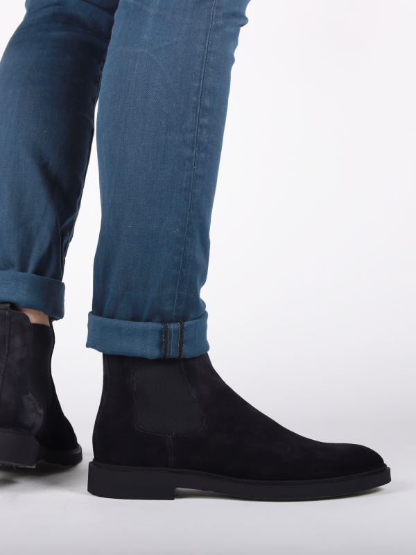 Blackstone OWEN WG81 Navy Chelsea boots