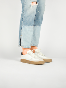 Blackstone SLATE HARPER DL272 White black Sneaker (low)