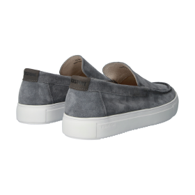 Blackstone GIULIO XG98 Grey pinstripe Slip-ons